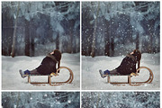 50 Snow Photo Overlays preview 2