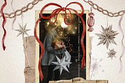 SALE Christmas decor Hand drawing, a Decorative Illustration by 60secondsArt (Thumbnail 3 of 10)