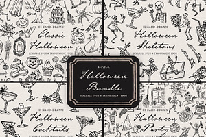 Halloween Clipart Bundle, Spooky Set