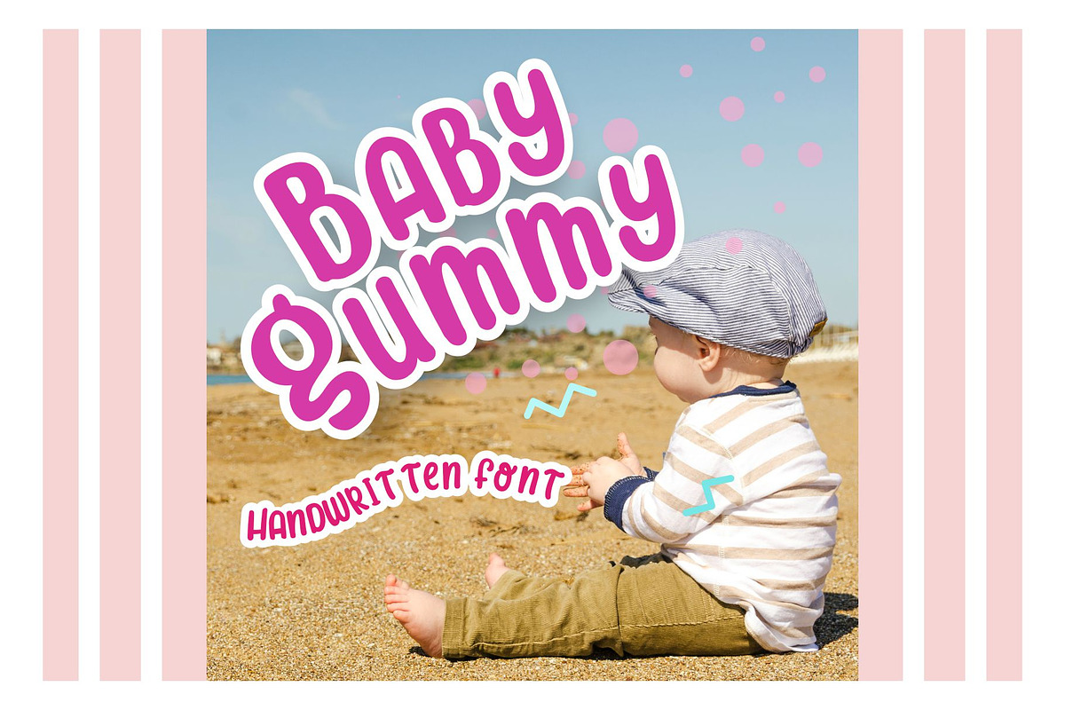 Baby Gummy Handwritten Font, a Script Font by Aldiwangsadipa (Photo 1 of 5)