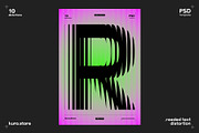Reeded Text Distortion Effect, a Texture Graphic by kuro (Thumbnail 2 of 10)