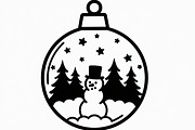 Christmas Laser Cut Ornament Bundle, a Graphic by musafir_fashion (Thumbnail 6 of 14)