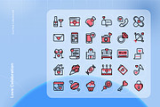 Love Celebration Icon, a Duotone Icon by Nathaya Studio (Thumbnail 2 of 2)