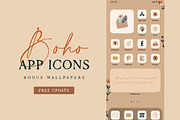 Boho App Icons | IOS 14, an Icon by elvinova (Thumbnail 1 of 4)