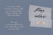 Velvet Fleur - Elegant Script Font, a Script Font by Mneme (Thumbnail 7 of 11)