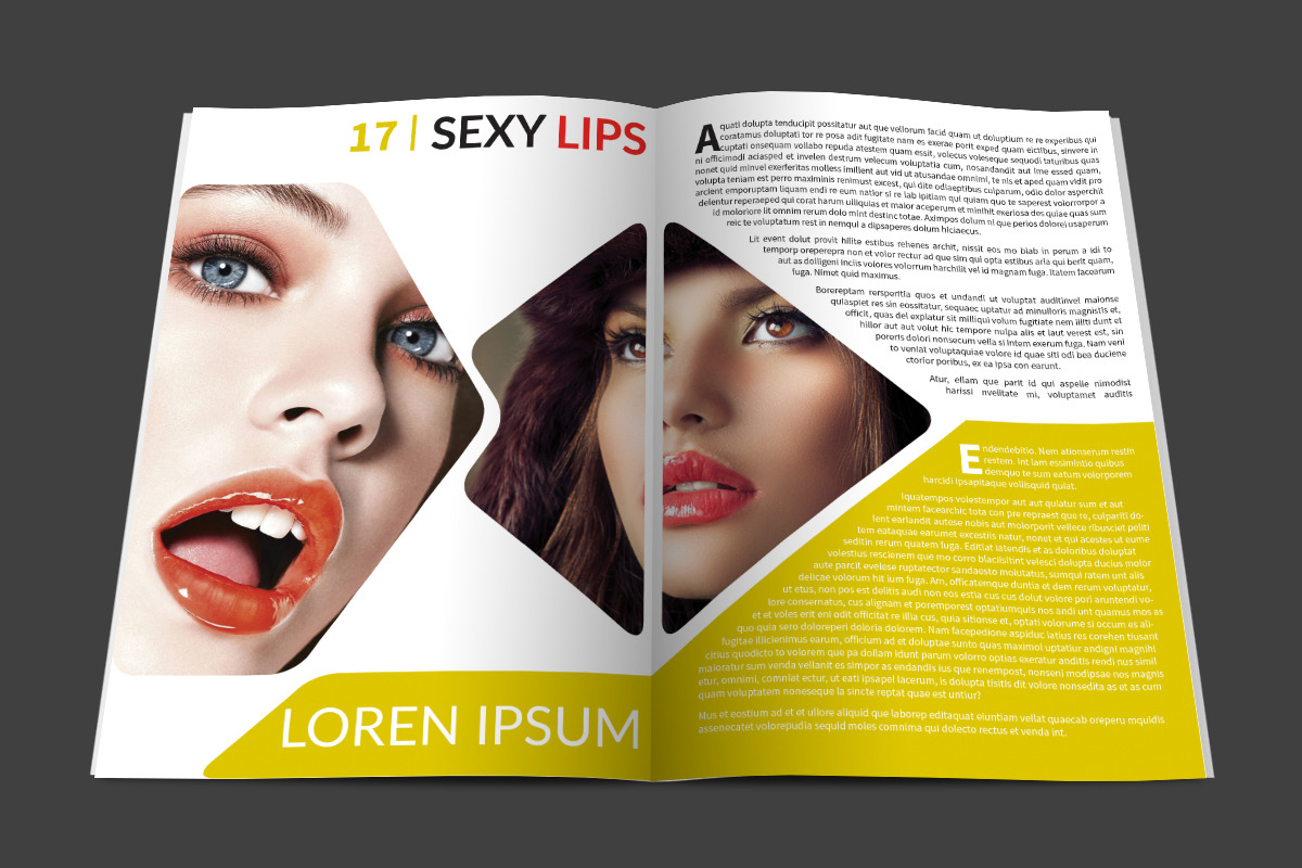 Triangle Magazine, a Magazine Template by BoriesBechker (Photo 6 of 9)