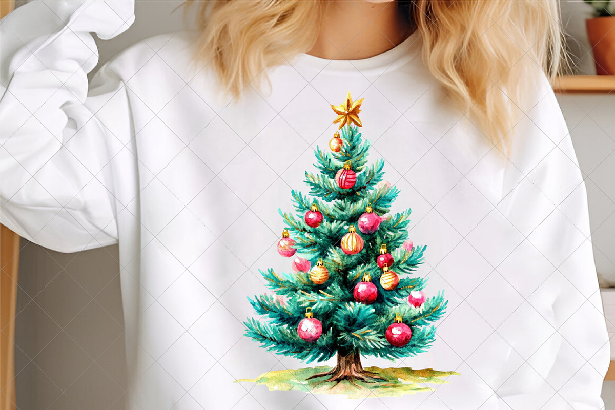 Christmas Tree Brush Stroke Bundle, an Illustration by SinaCreation (Photo 4 of 7)
