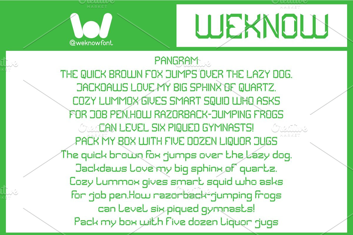 Hyper System font, a Font by weknow (Photo 6 of 8)