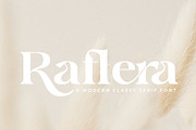Raflera | A Modern Classy Serif Font, a Serif Font by Andrimada Creative (Thumbnail 1 of 12)