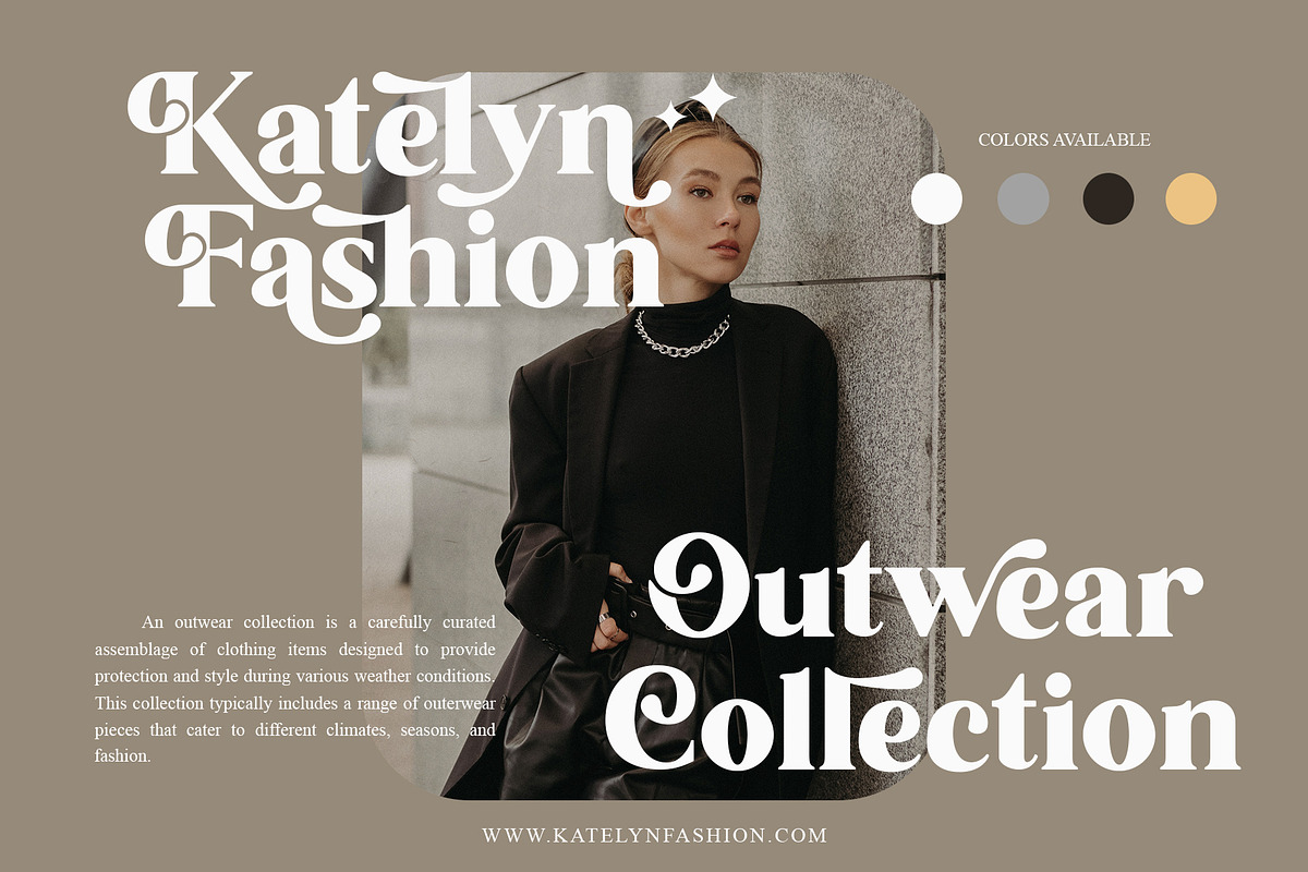 Sunshine Orange - Retro Serif Font, a Serif Font by Myn Type (Photo 4 of 13)