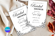 Bridal Shower Invitation Template, an Invitation Template by SimoDigitalArt (Thumbnail 5 of 9)
