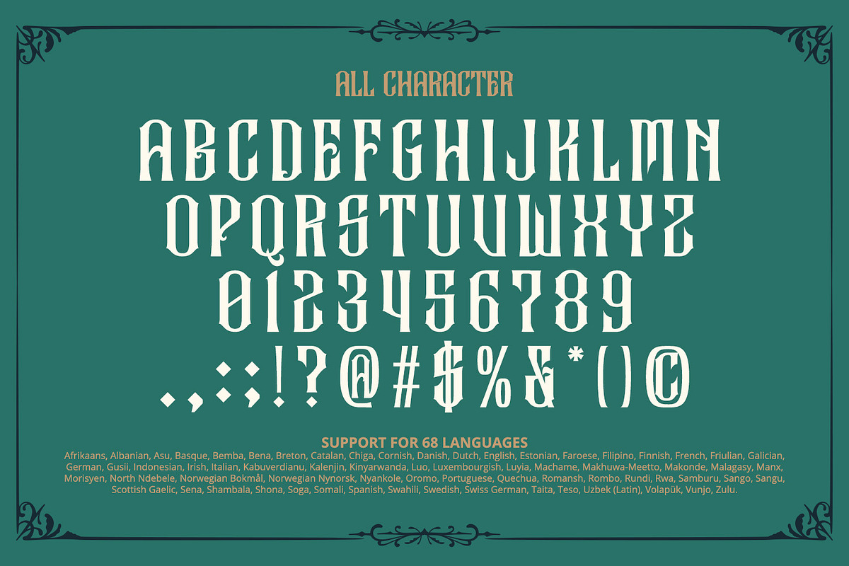 Celoster, a Symbol Font by Vintage Division (Photo 12 of 15)
