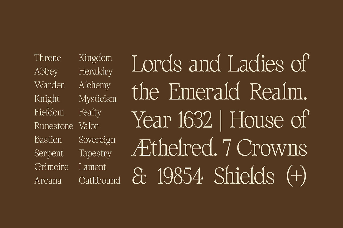 AV Galveria - Display Serif Font, a Serif Font by Uncarving (Photo 7 of 20)
