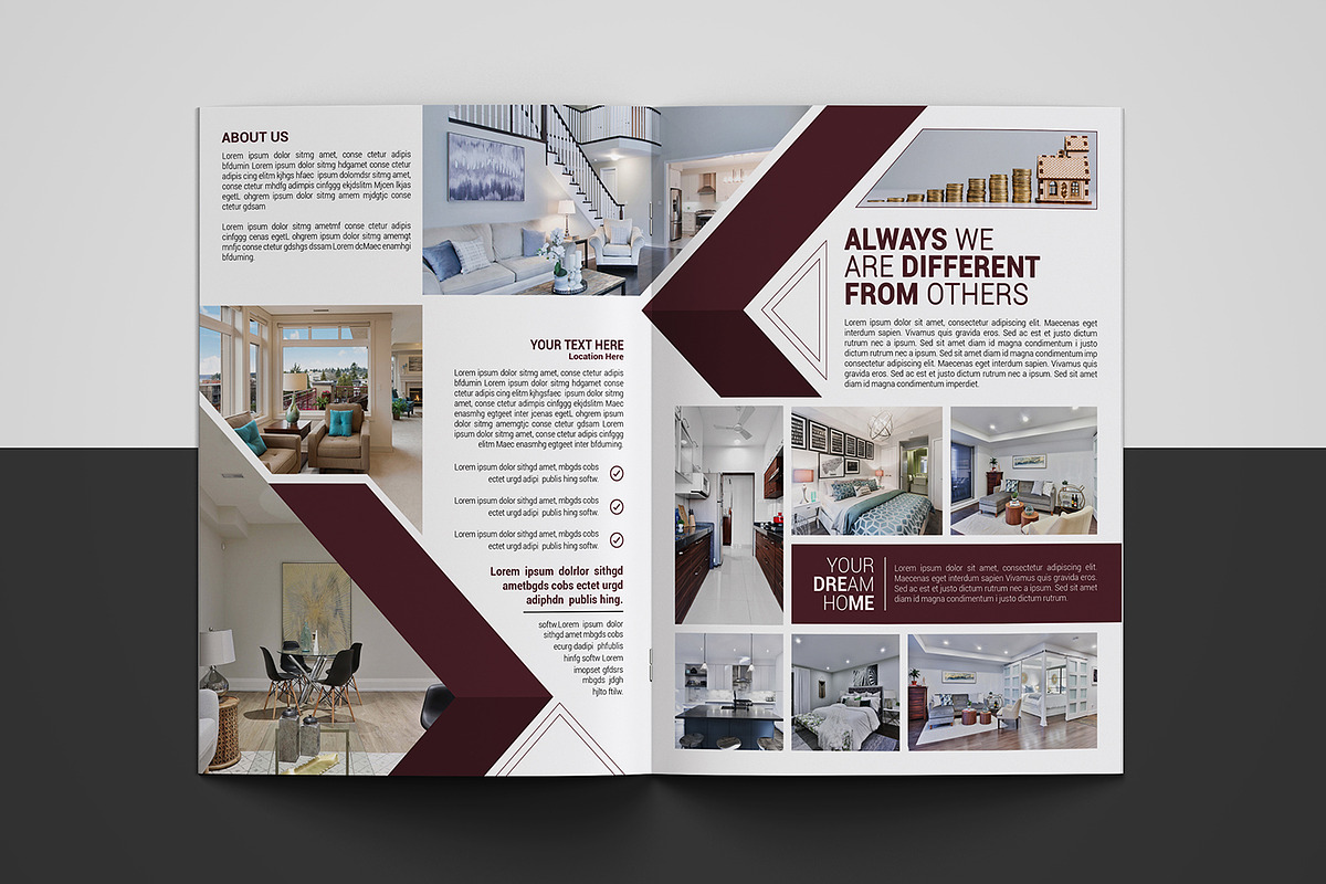 Real Estate Brochure, a Brochure Template by crazyOWL (Photo 2 of 3)