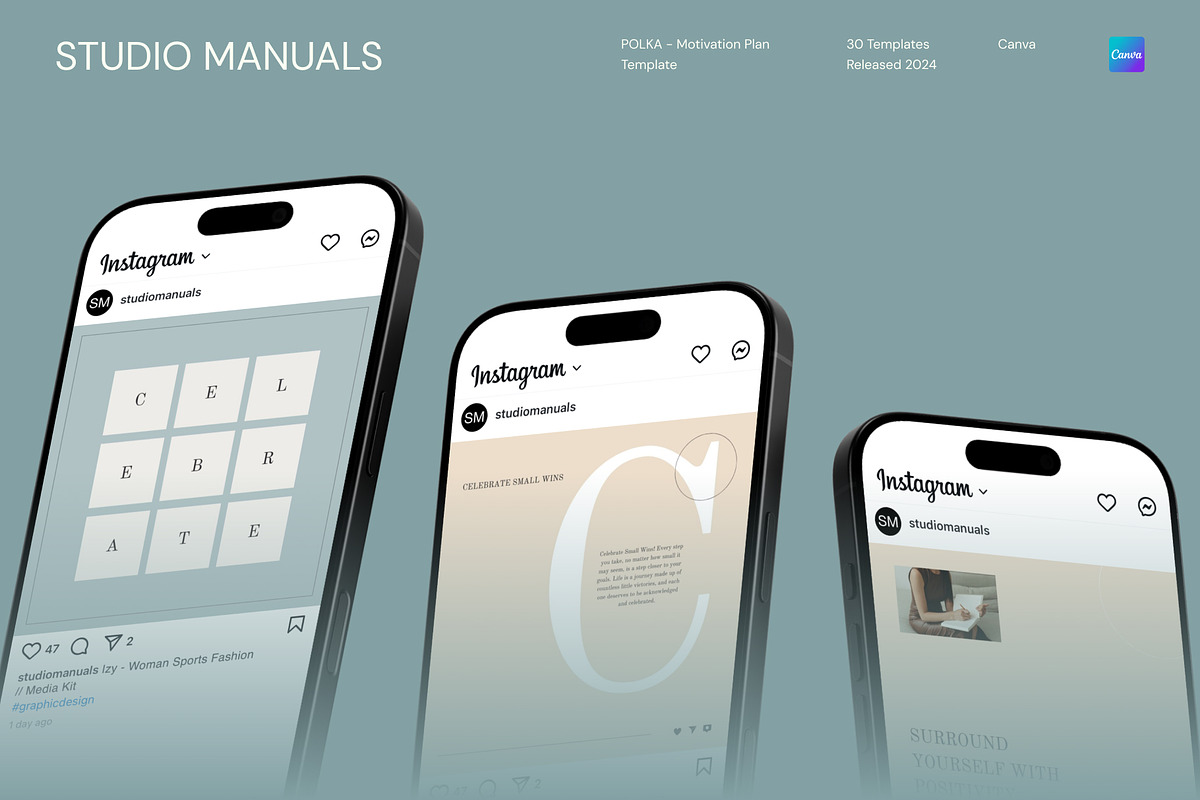 POLKA – Motivation Plan Template, a Social Media Template by Studio Manuals (Photo 2 of 8)