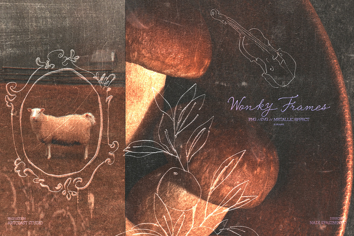 Hand-Drawn Vintage Wonky Frames, an Object Graphic by nadispasibenko (Photo 4 of 9)