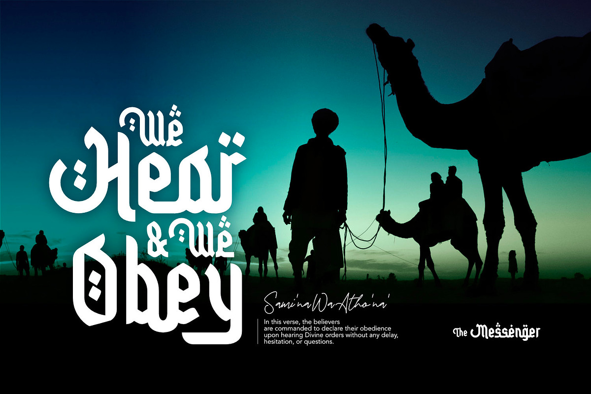Seribu Bulan - Arabic Type, a Slab Serif Font by ikiiko (Photo 3 of 8)
