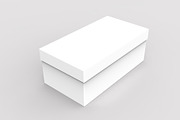 Shoe Box Mockup - 8 Views, a Packaging Mockup by Illusiongraphic (Thumbnail 10 of 17)
