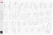 Procreate Anime Animal Ears Guides, a Brush Add-On by ArtPrintBabe (Thumbnail 3 of 4)