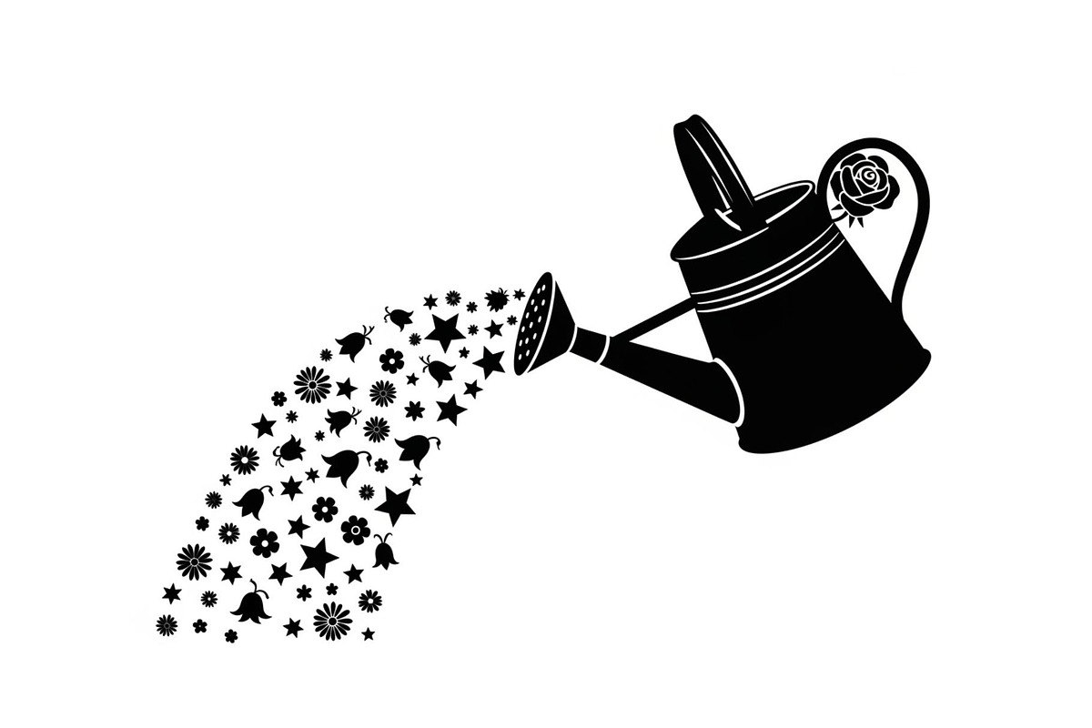 Watering Can Silhouette Bundle, an Illustration by Gaye Art (Photo 20 of 31)