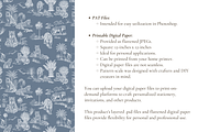 Tiger Toile de Jouy Seamless Pattern, a Pattern Graphic by Hughes Studio (Thumbnail 7 of 8)