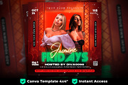 Party Flyer, Canva Club Flyer, a Flyer Template by FLYERHIVE (Thumbnail 1 of 3)