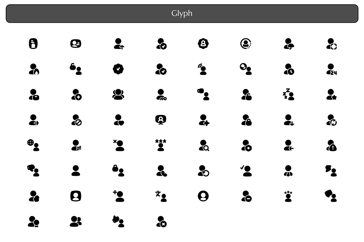 5 Style set of 300 User Account icon, an Outline Icon by Directico Design Kit (Photo 6 of 8)
