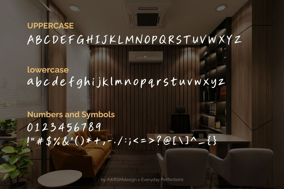 Ravuno | Elegant Display Font, a Handwritten Font by Everyday Perfection (Photo 2 of 5)