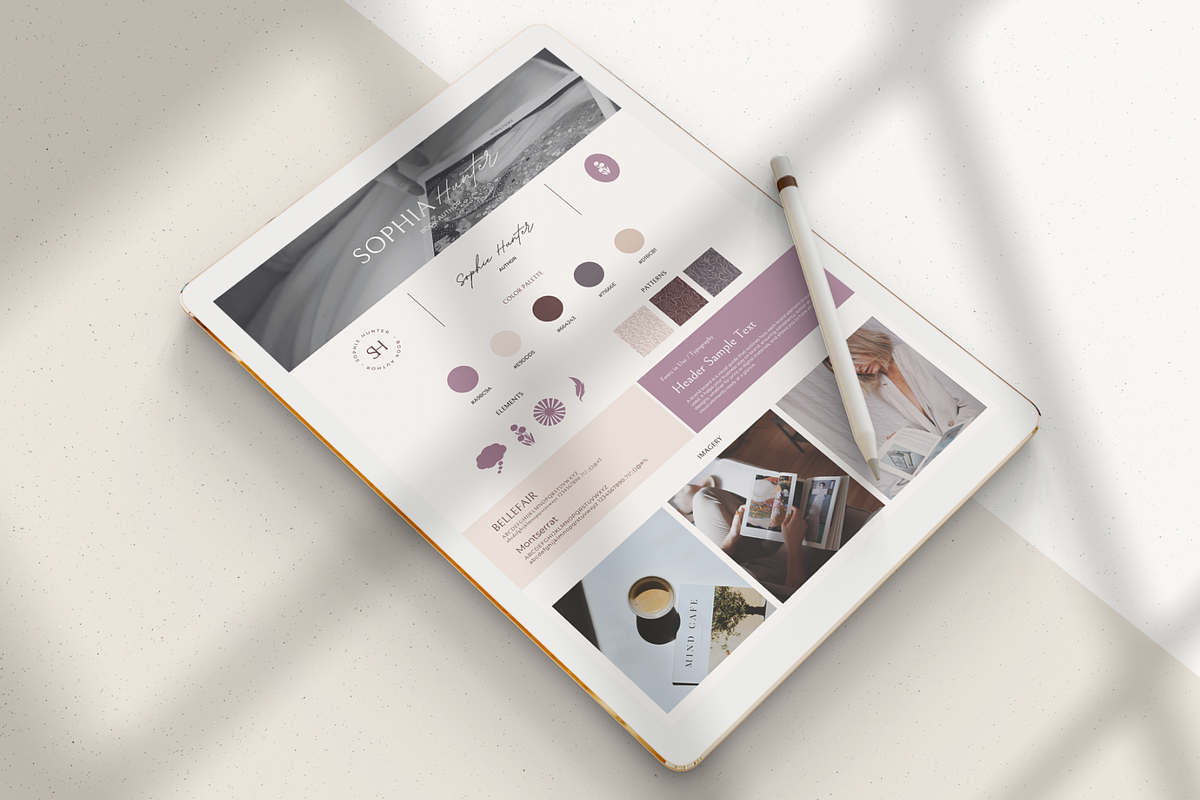 Author Brand Board, a Branding & Logo Template by Creatif Foundry (Photo 6 of 6)