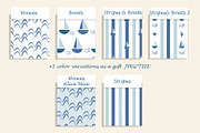 Scandinavian Kids Seamless Patterns, a Pattern Graphic by Oksana Dovhopol Art (Thumbnail 5 of 15)