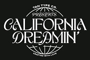 TAN - CALIFORNIA, a Serif Font by TanType (Thumbnail 1 of 16)