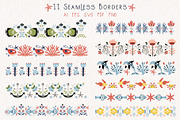 FOLK UNDERWATER - VECTOR KIT, a Decorative Illustration by My Space Garden (Thumbnail 9 of 16)