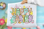 Glitter Happy Easter Png, an Illustration by Designking (Thumbnail 1 of 6)