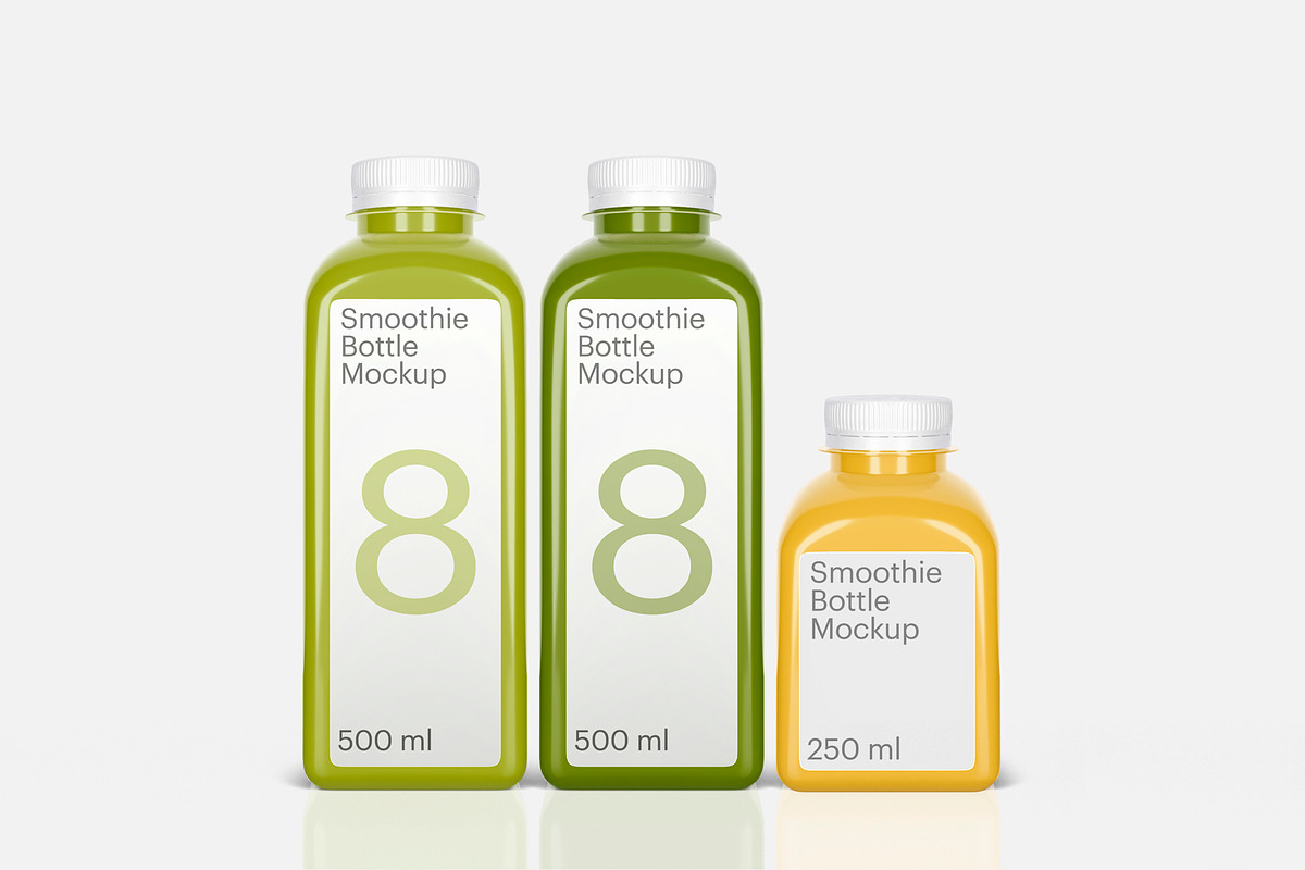 Smoothie Bottle Mockup, a Packaging Mockup by GraphicWave (Photo 9 of 10)