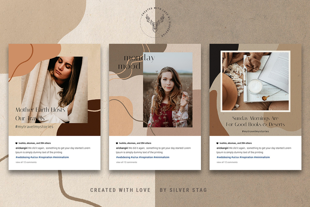 #InstaCool Instagram Posts & Stories, a Social Media Template by SilverStag Type Foundry (Photo 22 of 28)
