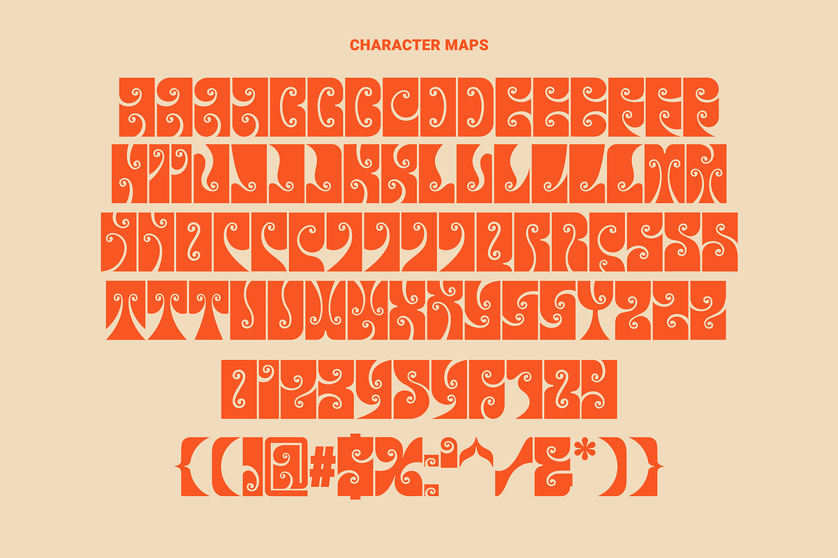 Serenity | Squared Retro Font, a Symbol Font by Ardana Creative (Photo 5 of 5)