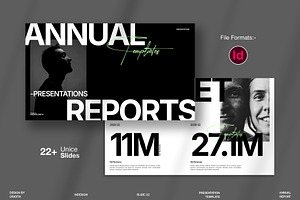 Annual Report Presentation Template, a Presentation Template by Oriofix