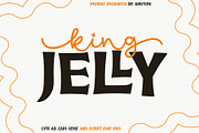 King Jelly - Cute Handwritten Duo, a Handwritten Font by Airotype (Thumbnail 1 of 11)