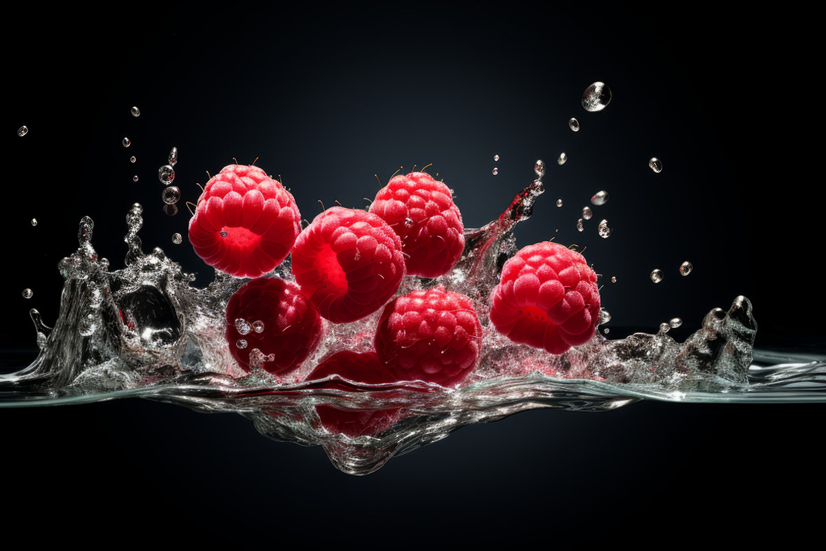 Fruits and vegetables in water, an Object Graphic by Handmadefont (Photo 8 of 11)