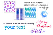 Watercolor colorful backgrounds., a Texture Graphic by yulia.sukhanova (Thumbnail 3 of 5)
