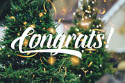 Gold confetti overlays, a Background Graphic by Max Letters (Thumbnail 3 of 8)