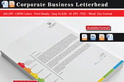 Letterhead, a Stationery Template by shujaktk (Thumbnail 1 of 4)
