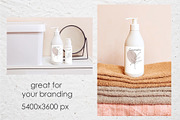 Cosmetic bottle mock-up set, a Product Mockup by Antikva17 (Thumbnail 2 of 6)