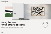 5x7 Horizontal Frame Mockup Wall Art, a Household Mockup by mockupize (Thumbnail 3 of 7)