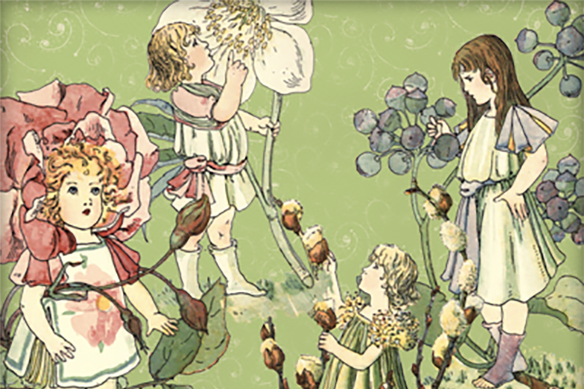 Flower Children Clipart Images PNG preview 2