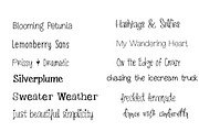 Sweetly Youthful Font Bundle, a Font by Sabrina Schleiger Design (Thumbnail 2 of 2)