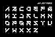 ANERO - FUTURISTIC DISPLAY FONT, a Symbol Font by Font For Zula™ (Thumbnail 2 of 11)