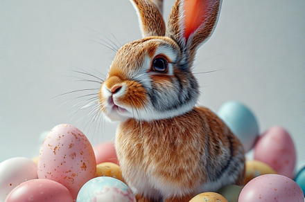 Pastel Eggs Easter Bunny image, a Holiday Photo by ComfortQ