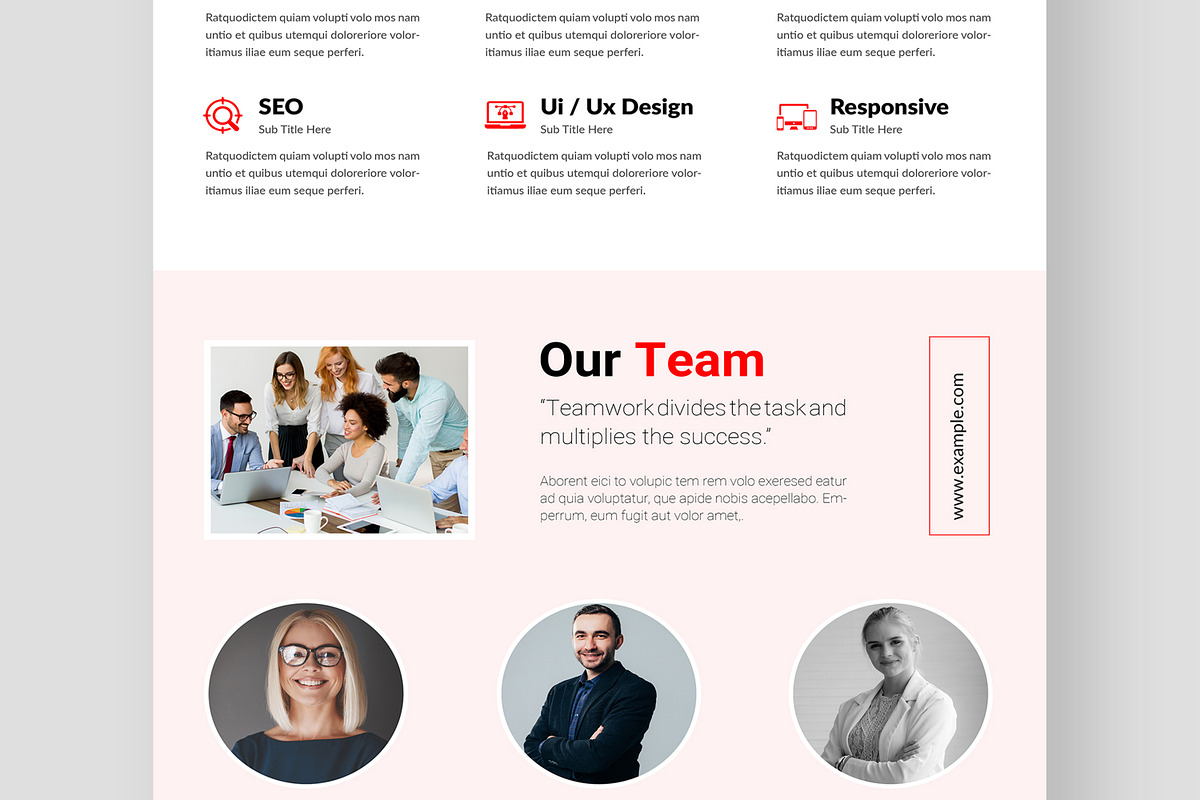 Agency Landing Page, an UI Kit Template by CreativeShaper (Photo 4 of 6)