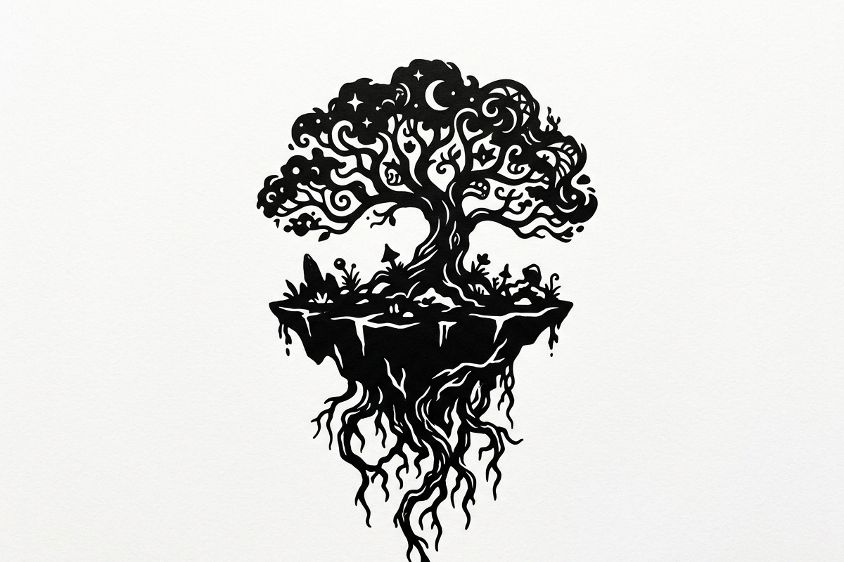 Elegant dream tree silhouette design, a Healthcare Illustration by Amazin_art (Photo 36 of 43)